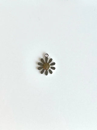 Two Toned Flower Charm