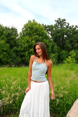 White Maxi Skirt