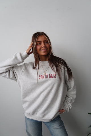“Santa Baby” Mockneck