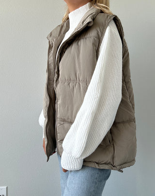 Oversized Puffer Vest