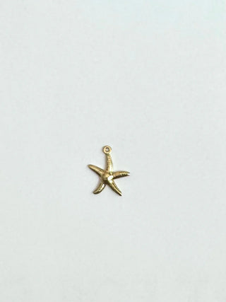 Gold Starfish Charm