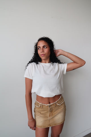 Honey Low Rise Mini Skirt