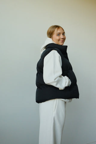 Black Puffer Vest