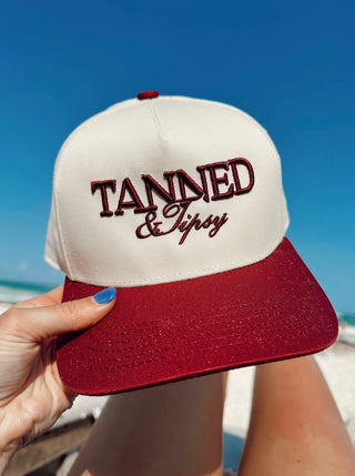 “Tanned & Tipsy” Trucker Hat