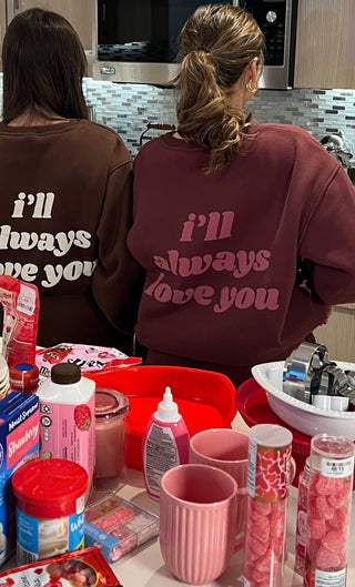 Happy Camp3r “I’ll Always Love You” Puff Crewneck