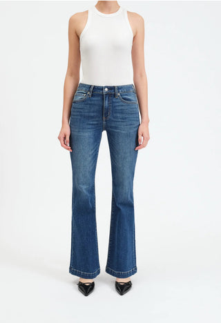 DAZE The Heartbreaker Mid Rise Flare Influencer Jeans