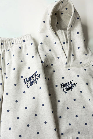 Happy Camp3r Heather Gray Polka Dot Sweatpants