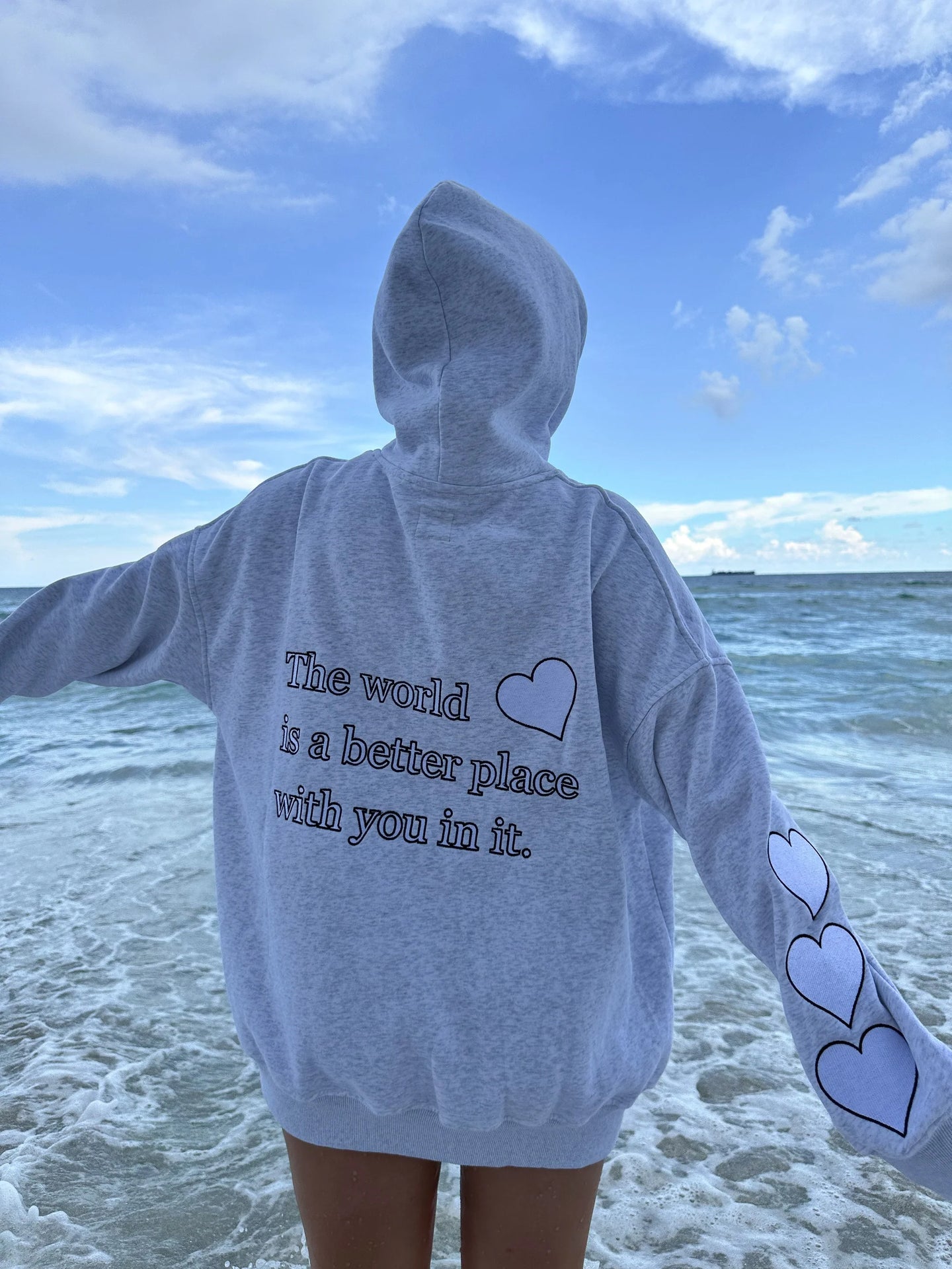 “The World Is A Better Place With You In It” Hoodie