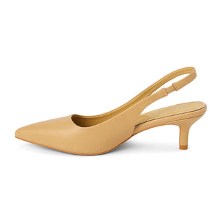 Natural Grazia Slingback Heel