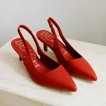 Load image into Gallery viewer, Red Grazia Slingback Heel
