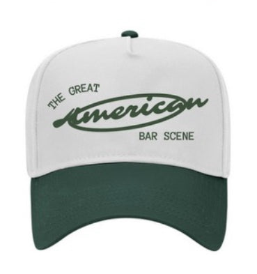 Green Great American Bar Scene” Trucker Hat