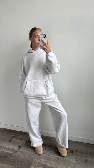 Long Ash Staple Wide Leg Sweatpants