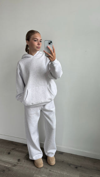 Long Ash Staple Wide Leg Sweatpants