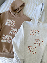 Load image into Gallery viewer, &#39;Ho Ho Ho&quot; Christmas Embroidered Hoodie Mocha
