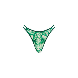 Kulani Kinis Twin Strap Cheeky Bikini Bottom - Emerald Tides