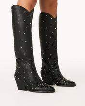 Load image into Gallery viewer, Billini Zoelle Black Studded Cowgirl Boots
