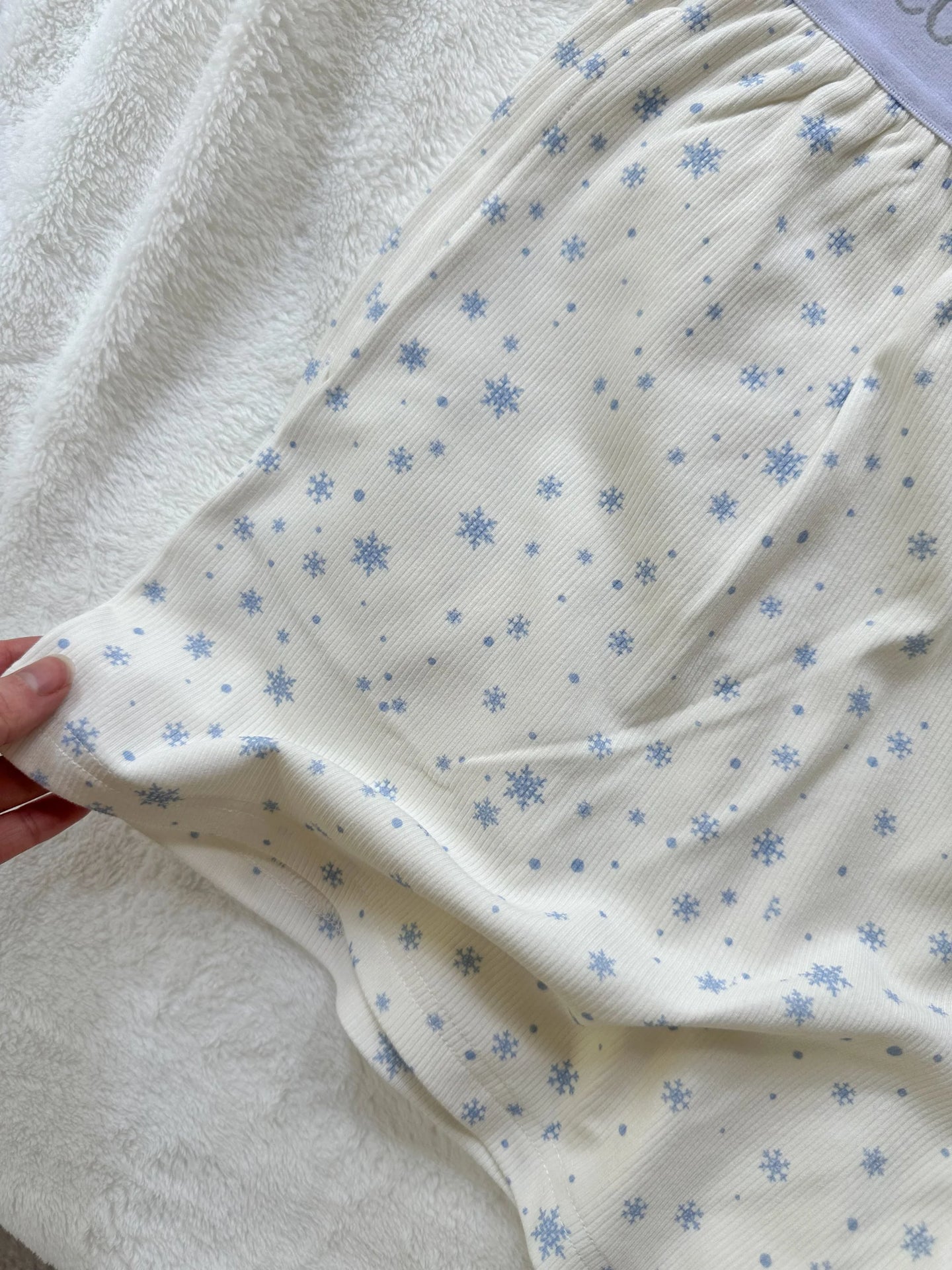 Snowflake Pajama Shorts