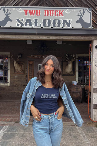 “Save Water Drink Tequila” Tank