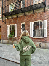 Load image into Gallery viewer, Hunter Green Happy Camp3r Puff Series Hoodie
