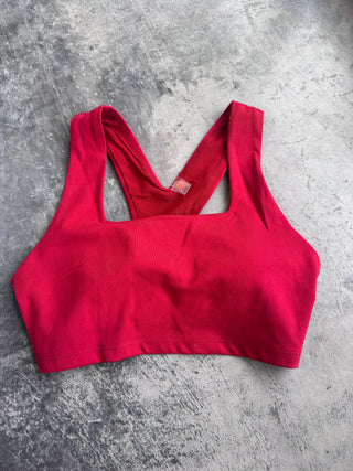 Square Neck Sports Bra (4colors)