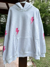 Load image into Gallery viewer, Embroidered Lightning Bolt Hoodie
