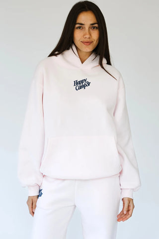 Happy Camp3r Puff Series Hoodie - Light Pink