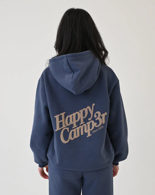 Happy Camp3r Midnight Blue Puff Series Hoodie