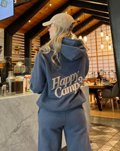 Load image into Gallery viewer, Happy Camp3r Midnight Blue Puff Series Hoodie
