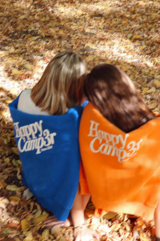 Happy Camp3r Puff Series Hoodie - Royal Blue
