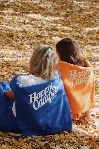 Happy Camp3r Puff Series Hoodie - Royal Blue