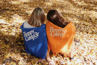 Happy Camp3r Puff Series Hoodie - Royal Blue
