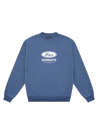 Genuine Crewneck - Bering Sea / White