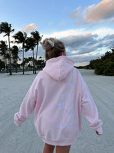 Load image into Gallery viewer, “Do What Makes You Happy” Light Pink Embroider Hoodie
