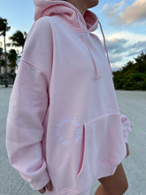 Load image into Gallery viewer, “Do What Makes You Happy” Light Pink Embroider Hoodie
