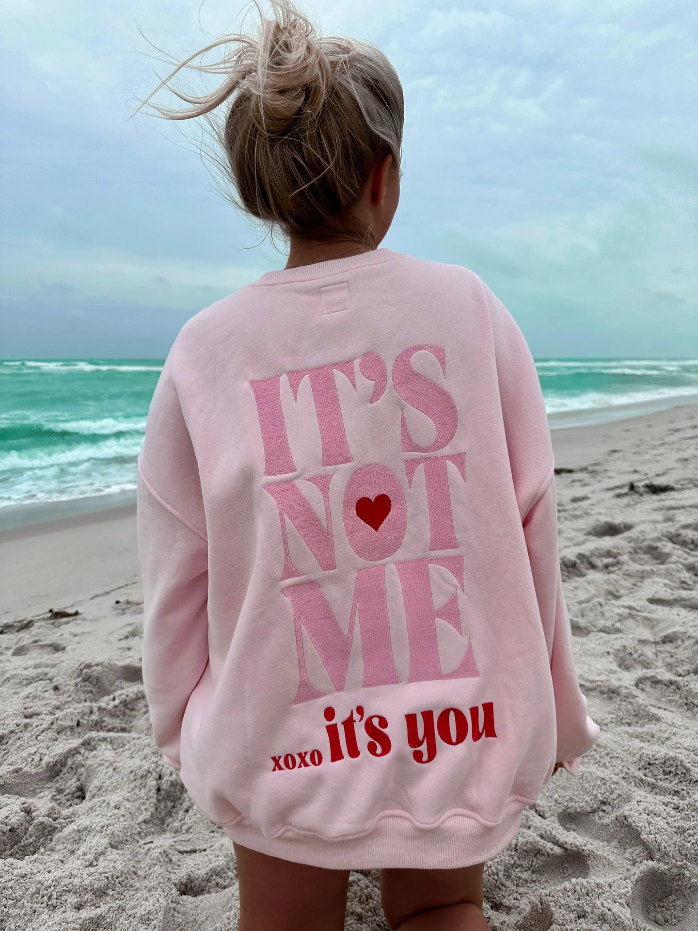 “It’s Not Me it’s You” Embroider Crewneck