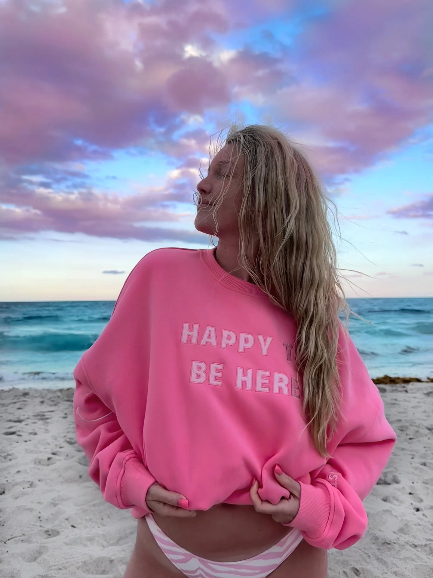 “I Am Just Happy To Be Here” Crewneck