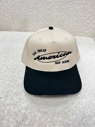 Black Great American Bar Scene” Trucker Hat