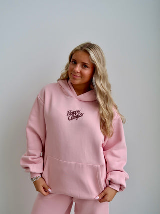 Happy Camp3r Puff Series Hoodie - Light Pink