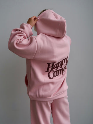 Happy Camp3r Puff Series Hoodie - Light Pink