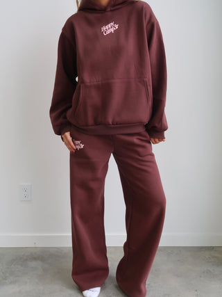 Happy Camp3r Puff Series Hoodie - Espresso
