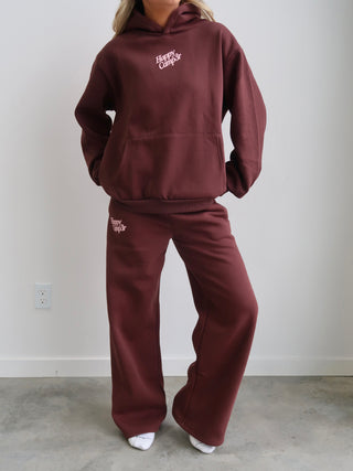 Happy Camp3r Puff Series Hoodie - Espresso