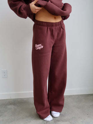 Happy Camp3r Puff Series Sweatpants - Espresso