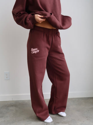 Happy Camp3r Puff Series Sweatpants - Espresso