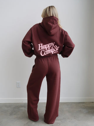 Happy Camp3r Puff Series Hoodie - Espresso
