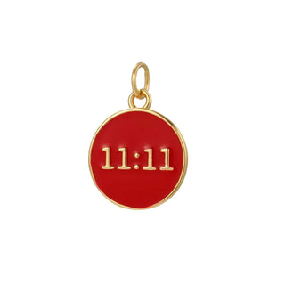 Gold 11:11 Circle Charm (2 Colors)