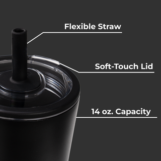Black HydroJug 14oz Everyday Tumbler