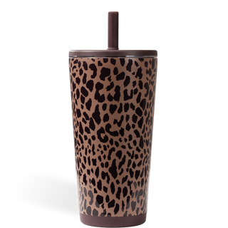 Brown Leopard HydroJug 20oz Everyday Tumbler