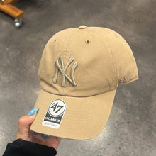 Load image into Gallery viewer, All Tan New York Yankees 47’ Brand Baseball Hat
