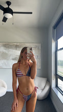 Load image into Gallery viewer, American Flag Triangle Bikini Top
