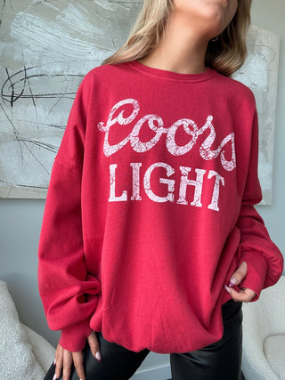 Coors Light Red Crewneck